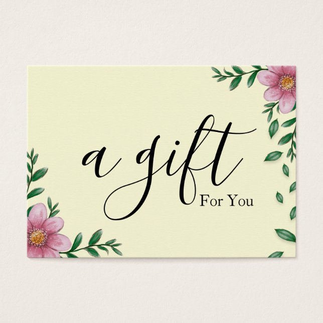 Simple & Modern Business Gift Certificate (Front)