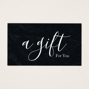 Simple & Modern Business Gift Certificate