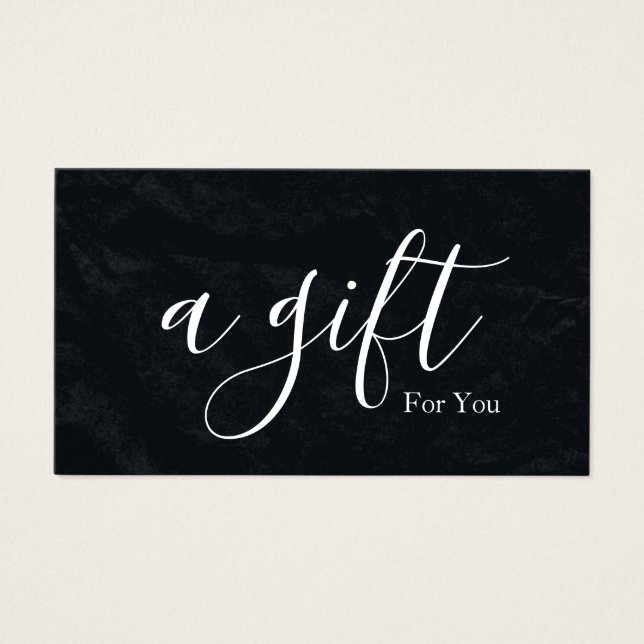 Simple & Modern Business Gift Certificate (Front)