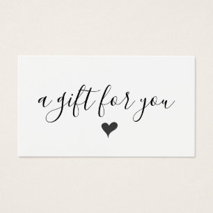 Simple Modern Business Gift Certificate 