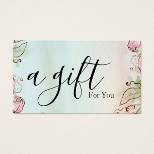 Simple & Modern Business Gift Certificate