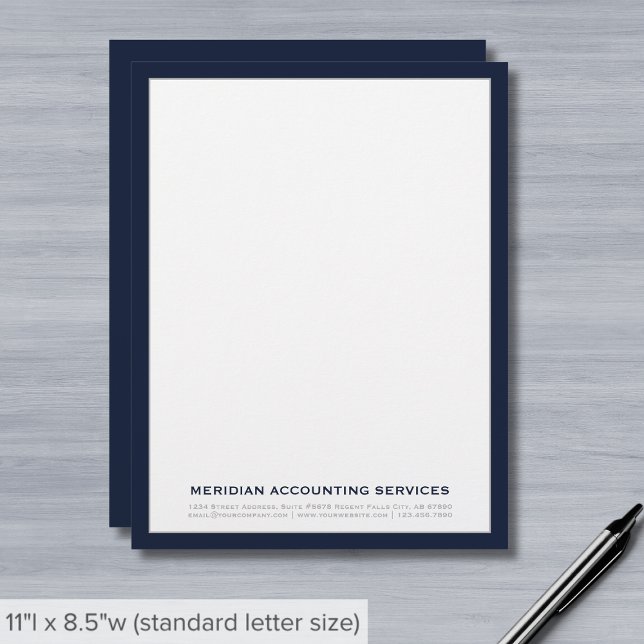 Simple Modern Business Letterhead (Creator Uploaded)