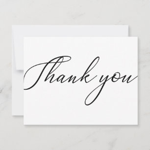 Simple Modern Business Package Thank You Card