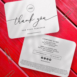 Simple Modern Business Promo Coupon Ad Campaign Card