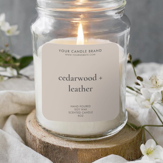 Simple Modern Candle Product Label (Creator Uploaded)