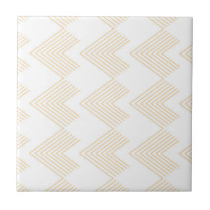 Simple, modern chevron arrow shape graphic pattern ceramic tile