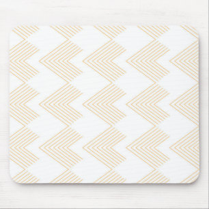 Simple, modern chevron arrow shape graphic pattern mouse pad