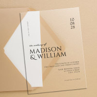 Simple Modern Chic Wedding