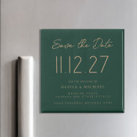 Simple Modern Chic Wedding Non-Photo Save The Date