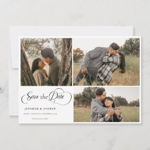 Simple Modern Classy   Photo Save the Date Invitation