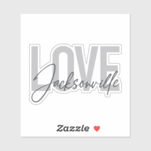 Simple, modern, cool design Love Jacksonville