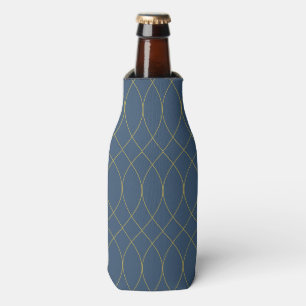 Simple, modern, cool, trendy curvy, wavy lines bottle cooler