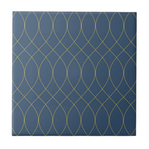 Simple, modern, cool, trendy curvy, wavy lines ceramic tile