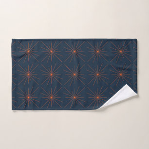 Simple, modern, cool, trendy light / star abstract hand towel