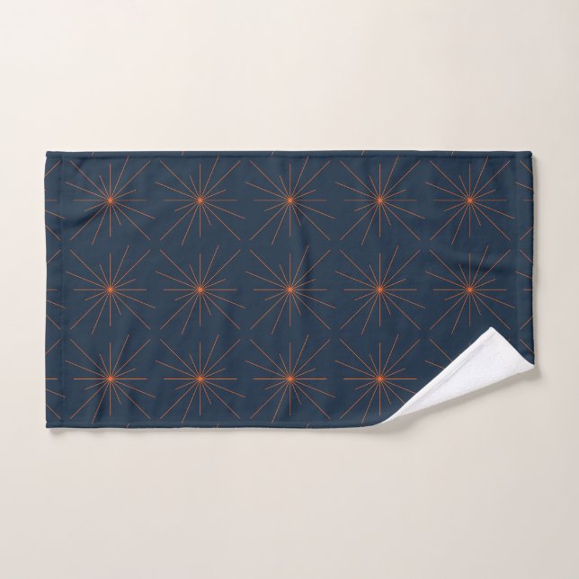 Simple, modern, cool, trendy light / star abstract hand towel (Hand Towel)