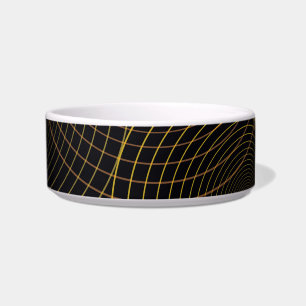 Simple, modern, cool, trendy thin line circles bowl