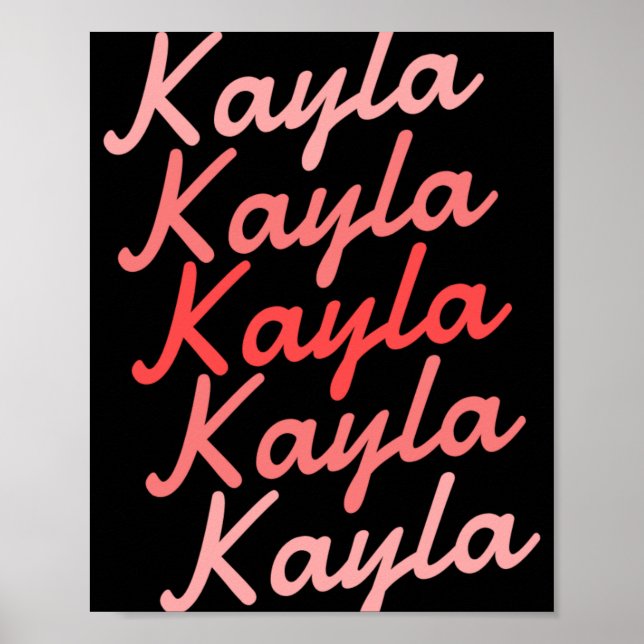 Simple Modern Cool Tygraphy Name Toddler T Shirt  Poster (Front)