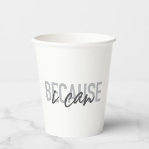 Simple, modern, cool, urban design Because I can Paper Cups