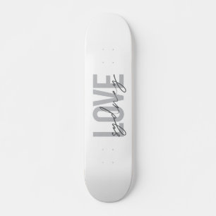 Simple, modern, cool, urban design Love Sydney Skateboard