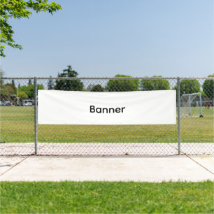 Simple Modern Custom 2.5' x 10' Banner