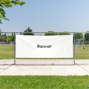 Simple Modern Custom 2.5' x 12' Outdoor Banner