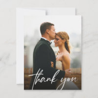 Simple Modern Custom 2 Wedding Photos Medium size