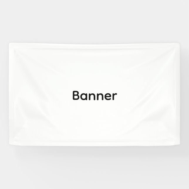 Simple Modern Custom Banner (Horizontal)