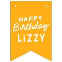 Simple Modern Custom Non-Photo Birthday Greeting