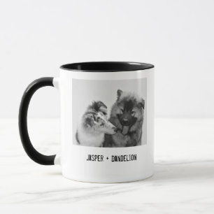 Simple, Modern Custom Pet or People Photo Mug