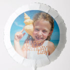 Simple Modern Custom Photo Birthday Greeting