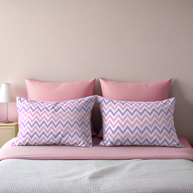 Simple Modern Cute Girly Pink and Stylish Pattern  Pillowcase (Creator Uploaded)