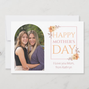 Simple Modern Cute Mum Happy Mothers Day