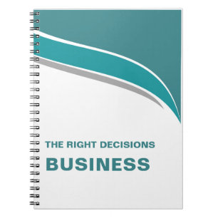 Simple Modern Decisions Business Presentation Notebook