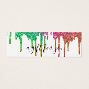 Simple Modern Dripping Business Gift Certificate 
