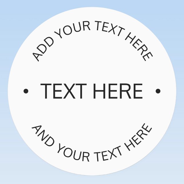 Simple Modern Editable Text | White & Black (Creator Uploaded)