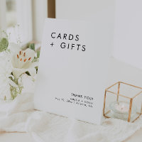 Simple Modern Elegant Cards And Gifts Wedding