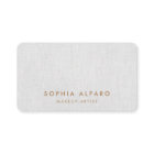 Simple Modern, Elegant Grey Beauty Professional Bu
