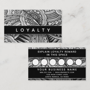 Simple Modern Elegant Professional Trendy Pattern  Appointment Card