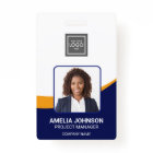 Simple Modern Employee Photo ID Badge