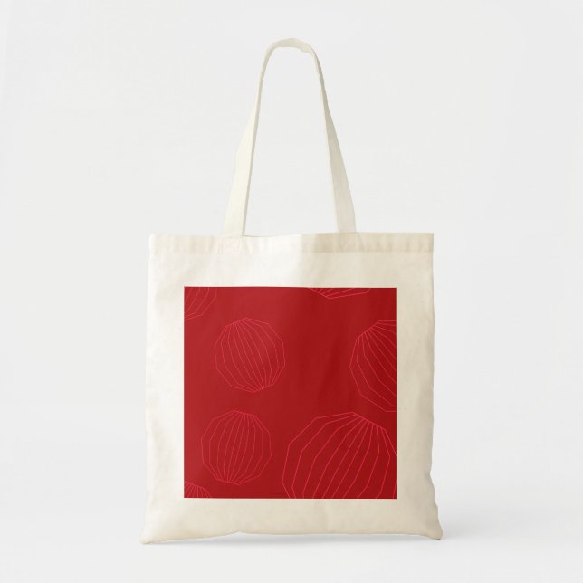 Simple, modern, flowing Christmas ornaments Tote Bag (Front)