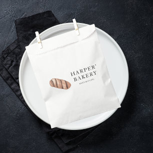 Simple Modern Fresh Bakery Eco Professional Logo Favour Bag