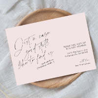 Simple Modern Funny Soft Pink and Grey Moving