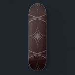 Simple Modern Geometric Star Skateboard<br><div class="desc">Simple Modern Geometric Star Custom Name Skateboard features a simple geometric star on a deep red background. Give a custom made gift,  personalised skateboard to your favourite skateboarder for Christmas,  birthday or your BFF.  Designed by ©Evco Studio www.zazzle.com/store/evcostudio</div>