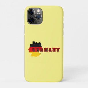 Simple Modern Germania Germany Art Letter Souvenir iPhone 11 Pro Case