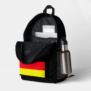 Simple Modern Germany german flag Souvenir Printed Backpack