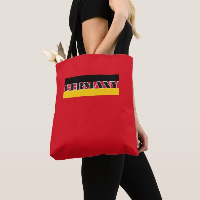 Simple Modern Germany german flag  Souvenir Tote Bag (Close Up)