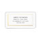 Simple Modern Gold Business Label Stickers