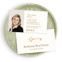Simple Modern Gold Key Front Real Estate Photo Ca