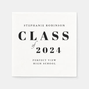 Simple Modern Graduation Party  Napkin
