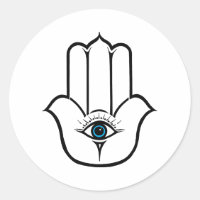 Simple Modern Hamsa Hand of Fatima